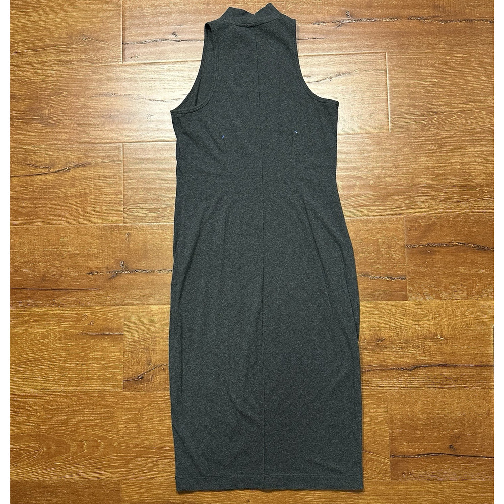 Kit And Ace Tank Dress Womens 8 Gray Sleeveless Crew Neck Cashmere Blend Luxury - Picture 2 of 14